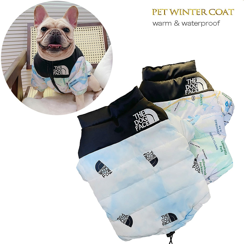 OUOBOB Winter Dog Coat,Large Dog Jacket,Waterproof Pet Jacket With Back Zipper,Pet Coat With Harness Built In,Warm Dogs Coat With Fleece Lined, Snow Jacket Clothes French Bulldog Shiba Inu,Green,L - Foto 9