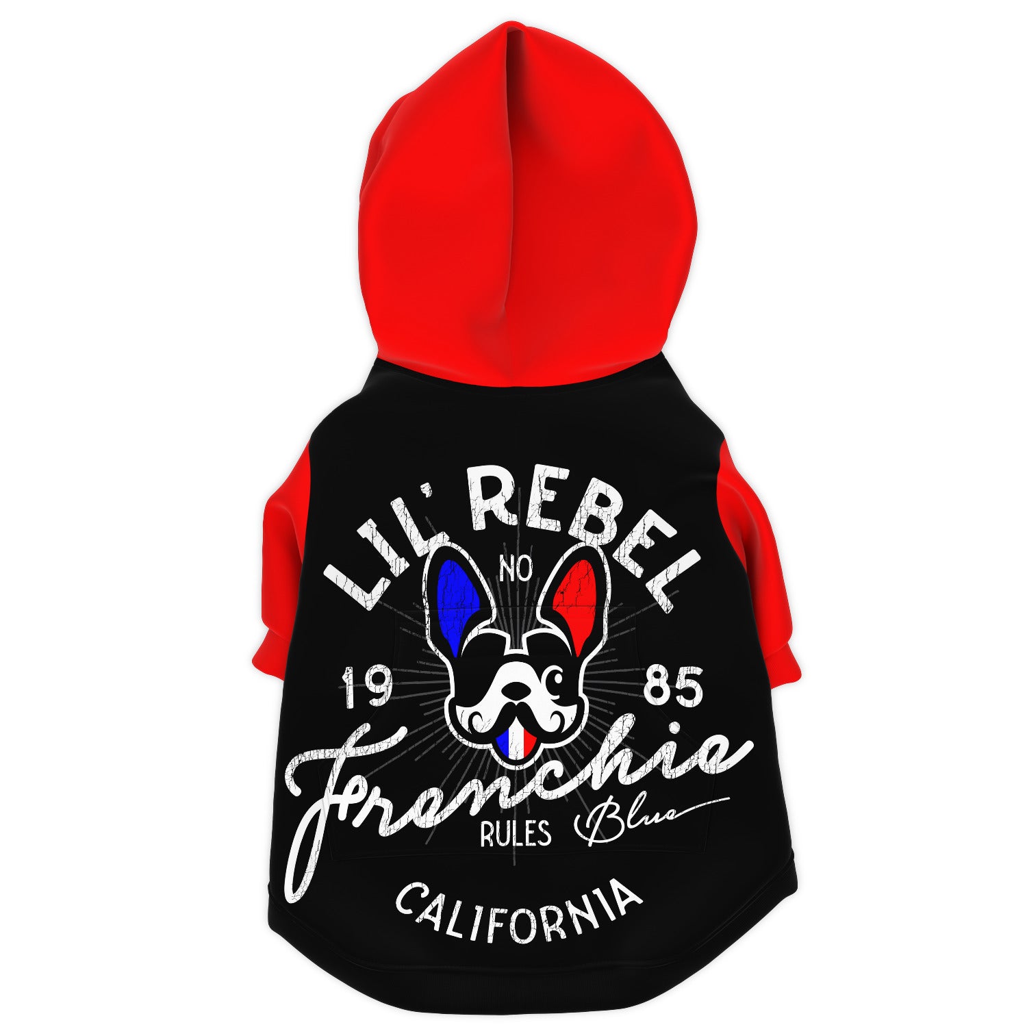 French Bulldog Frenchie Oakland Raiders Fleece Hoodie 